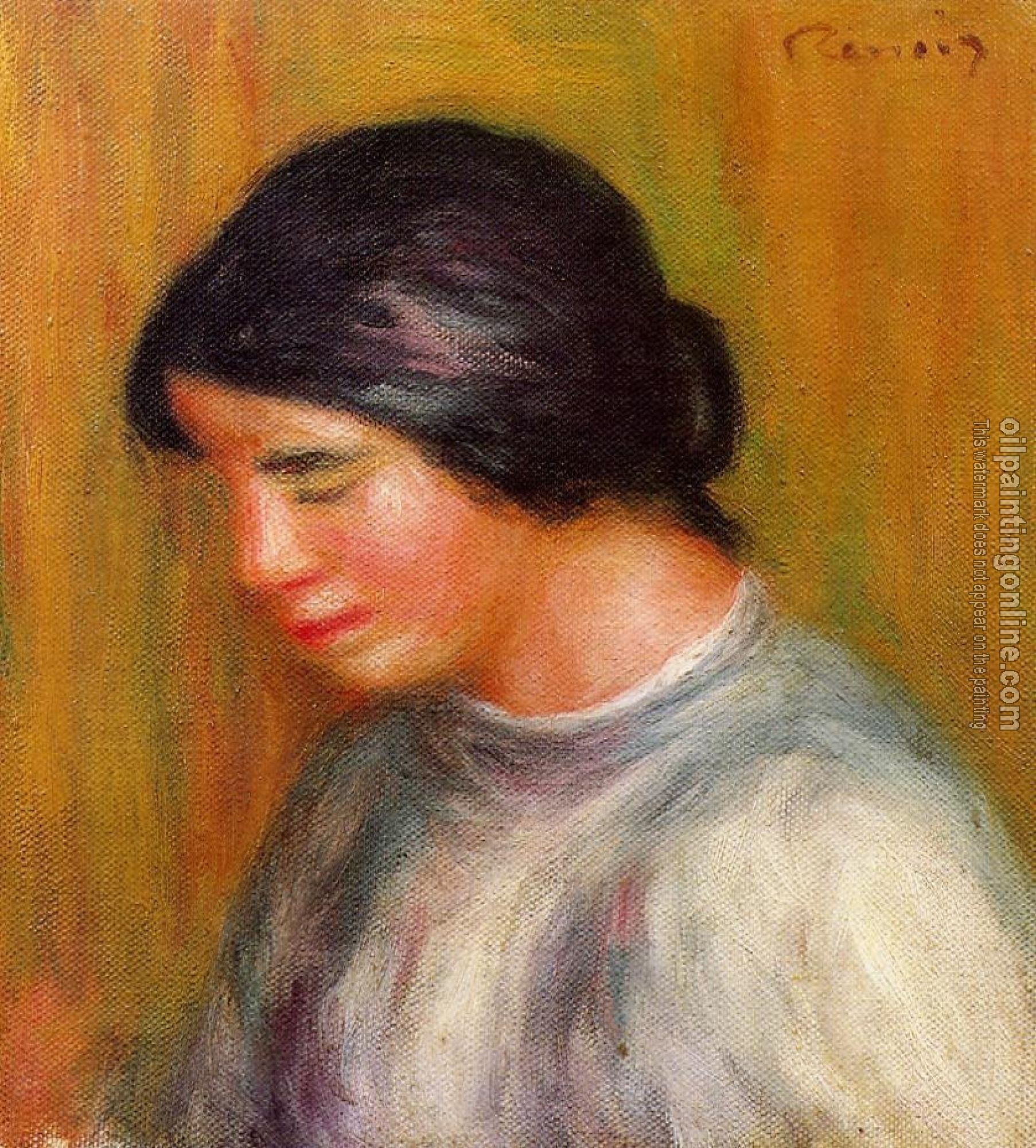 Renoir, Pierre Auguste - Portrait of a Young Girl